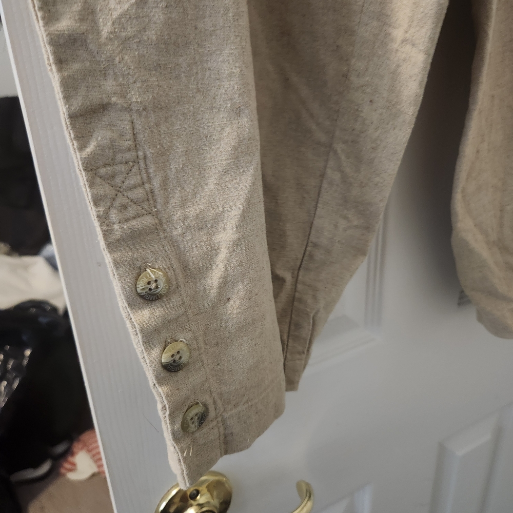 Columbia Beige Drawstring Casual Pants - Picture 4 of 6